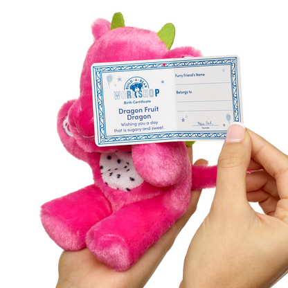 Build-A-Bear Mini Beans® Dragon Fruit Dragon Plush