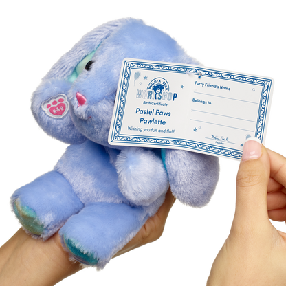 Build-A-Bear Mini Beans Lavender Pawlette