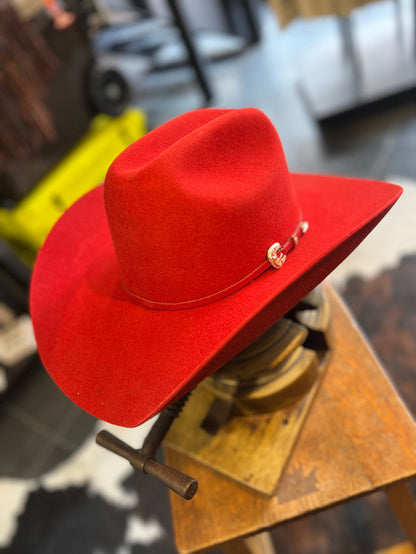 Bullhide 4X Red Kingman Cowboy Hat
