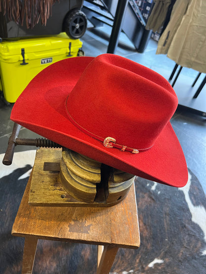 Bullhide 4X Red Kingman Cowboy Hat