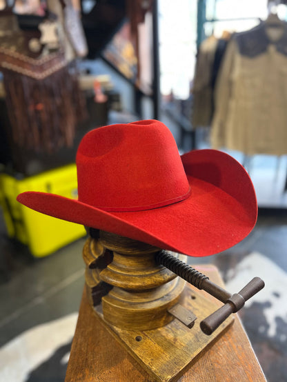 Bullhide 4X Red Kingman Cowboy Hat