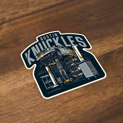 Bustin' Knuckles - Sticker