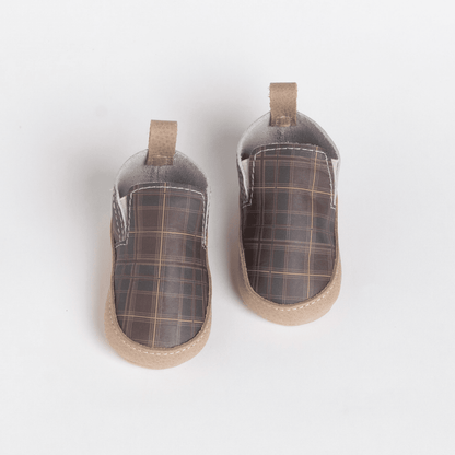 Cabin Flannel Slip On Baby Shoe Slip On Soft Sole