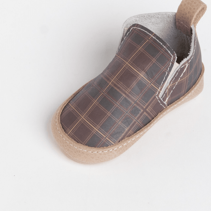 Cabin Flannel Slip On Baby Shoe Slip On Soft Sole