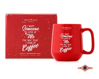 Cafe FJ: Peppermint Twist - Look at Me - Jewel Candle