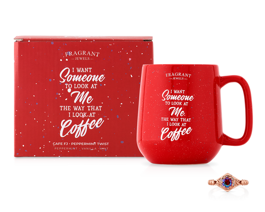 Cafe FJ: Peppermint Twist - Look at Me - Jewel Candle