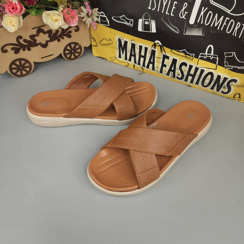 Camel Men Strappy Slides - Maha fashions -  Men Footwear