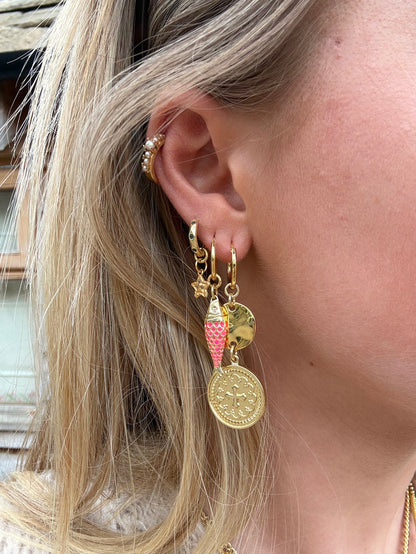 Chunky gold statement coin earrings for effortless everyday wear