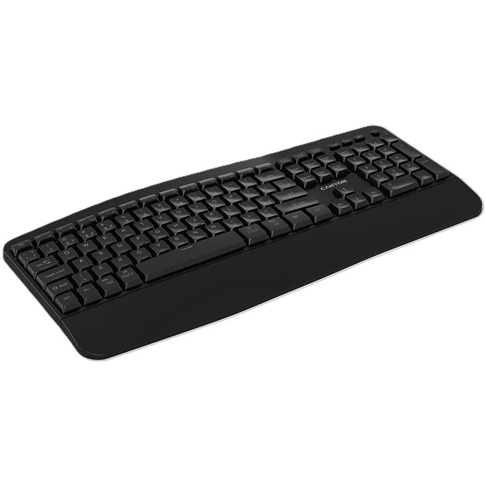 Canyon Ergonomic Wireless Keyboard | HKB-W6 - Black