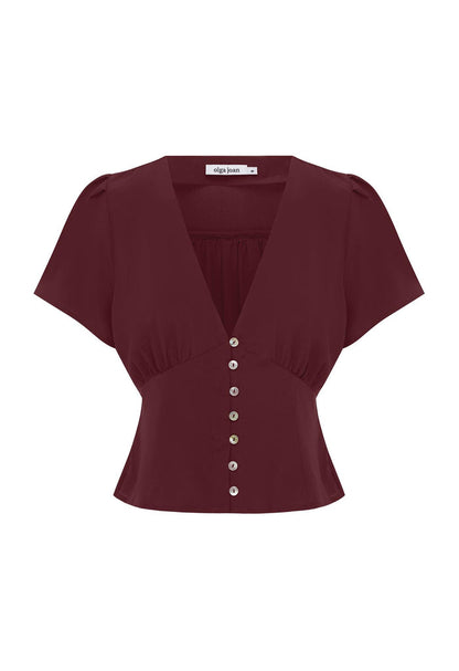 Cap-Sleeve Top Vino