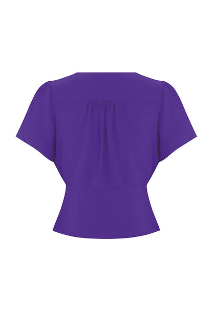 Cap-Sleeve Top Viola