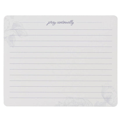 Cards In Tin Blue Floral My Prayers Hebrews 10:23