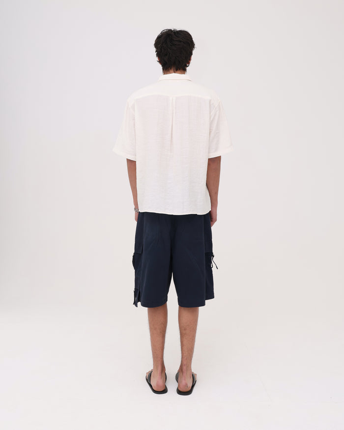 Cargo Short - Washed Navy