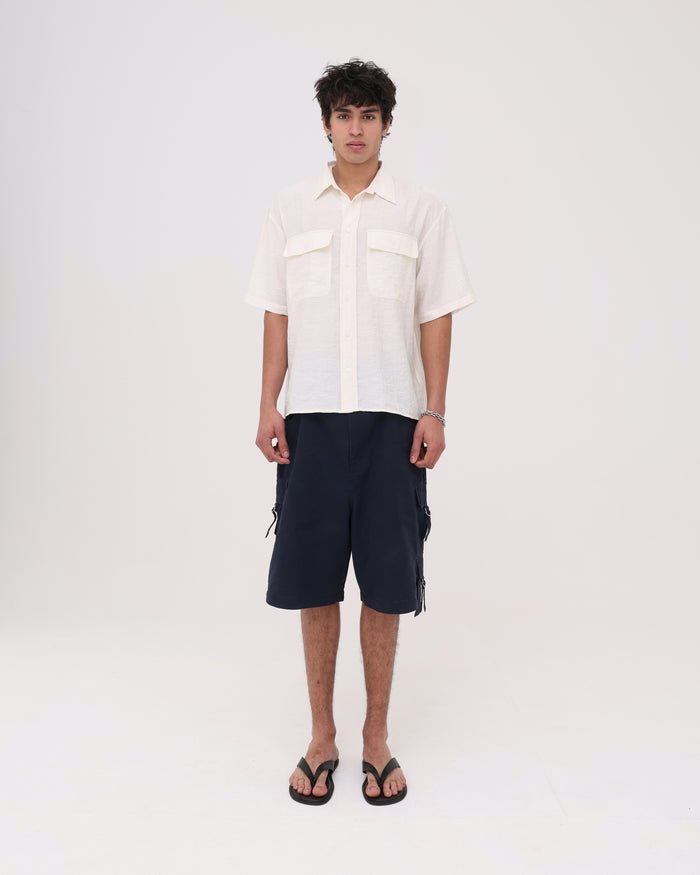 Cargo Short - Washed Navy