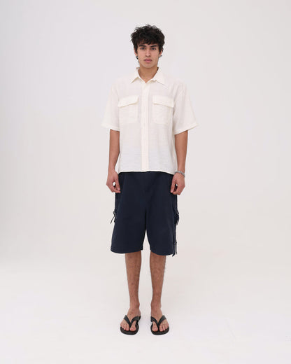 Cargo Short - Washed Navy