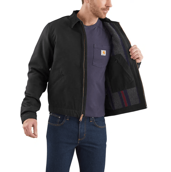 Carhartt Iconic J01 Duck Detroit Jacket - Black