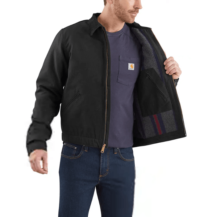 Carhartt Iconic J01 Duck Detroit Jacket - Black