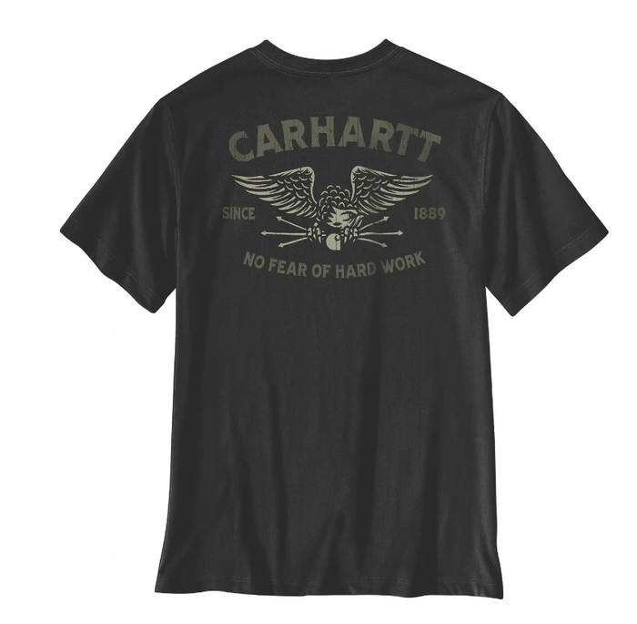 Carhartt Irvine Relaxed Hardwork Eagle T-Shirt - Black