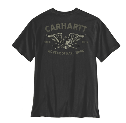 Carhartt Irvine Relaxed Hardwork Eagle T-Shirt - Black