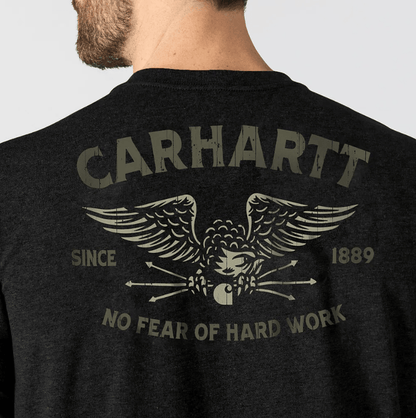 Carhartt Irvine Relaxed Hardwork Eagle T-Shirt - Black