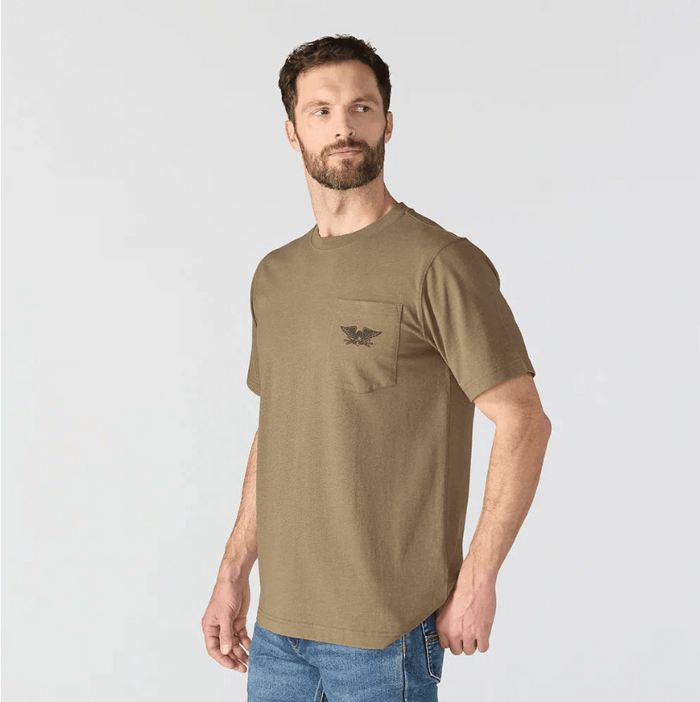 Carhartt Irvine Relaxed Hardwork Eagle T-Shirt - Night Fatigue Heather