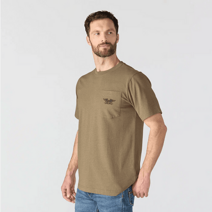 Carhartt Irvine Relaxed Hardwork Eagle T-Shirt - Night Fatigue Heather
