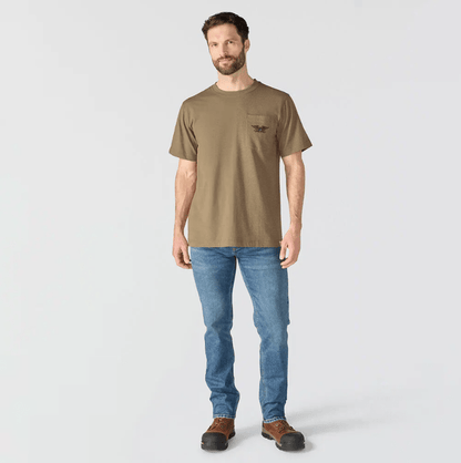 Carhartt Irvine Relaxed Hardwork Eagle T-Shirt - Night Fatigue Heather