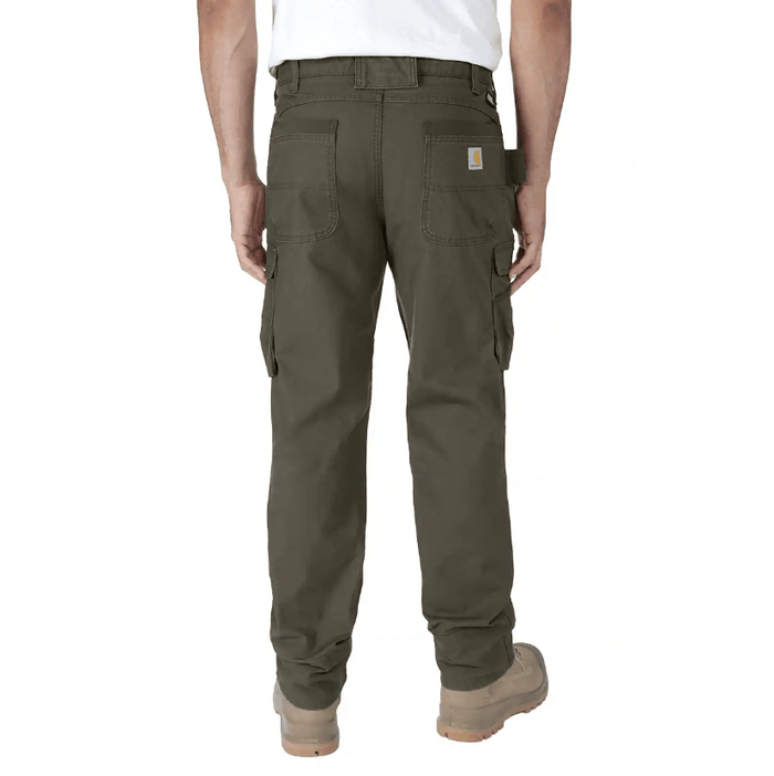Carhartt Relaxed Straight Steel Rugged Flex™ Cargo Trousers L32 - Moss
