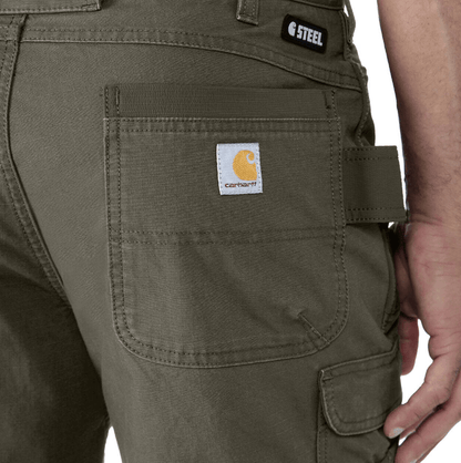 Carhartt Relaxed Straight Steel Rugged Flex™ Cargo Trousers L32 - Moss