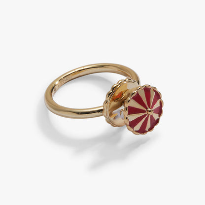 Carnival Carousel Bunny Spinner Ring