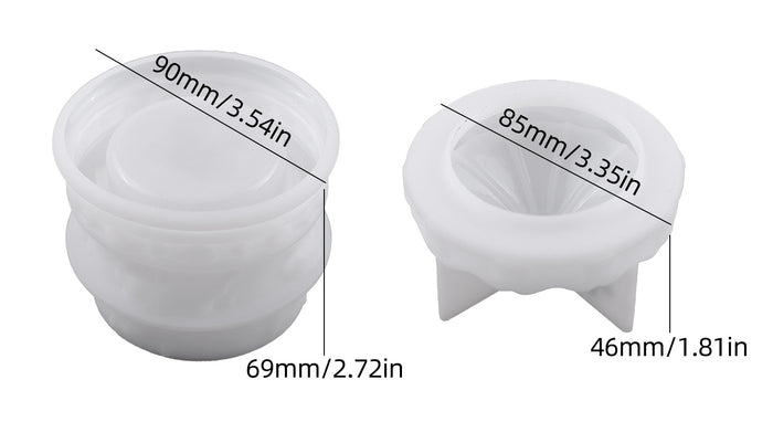 Carousel Storage Box Resin Mold