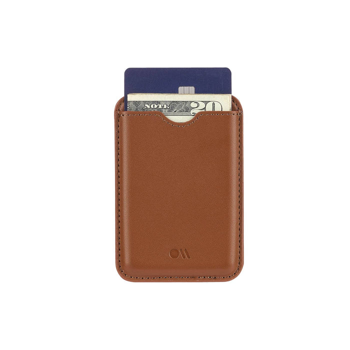 Case-Mate MagSafe Card Holder - Cognac Brown