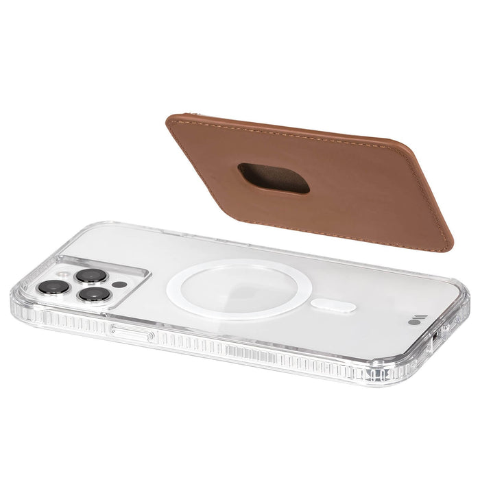 Case-Mate MagSafe Card Holder - Cognac Brown