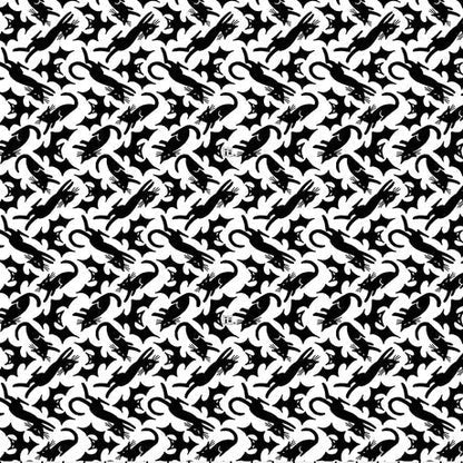 Cat Scatter Fabric