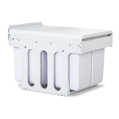 Cefito 2x15L Pull Out Bin - White -Home Living Store - -