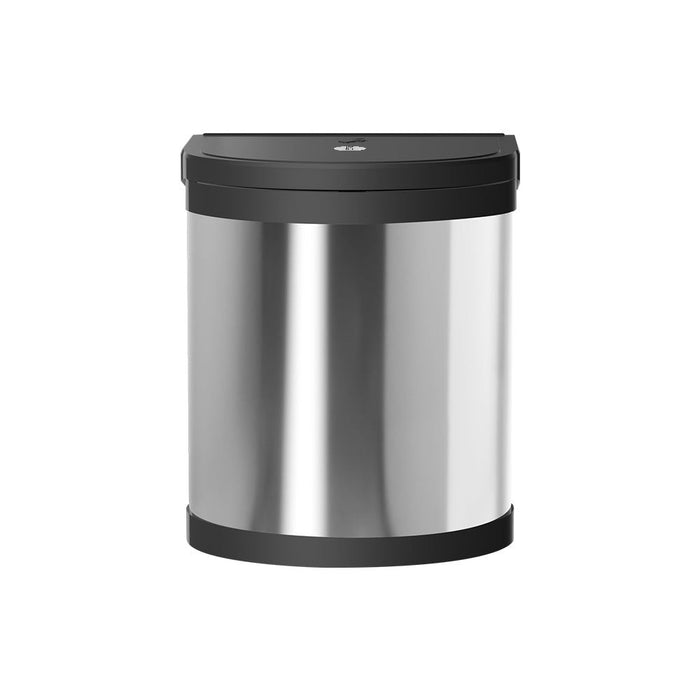 Cefito Kitchen Swing Out Pull Out Bin Stainless Steel Garbage Rubbish Can 12L -Home Living Store - -