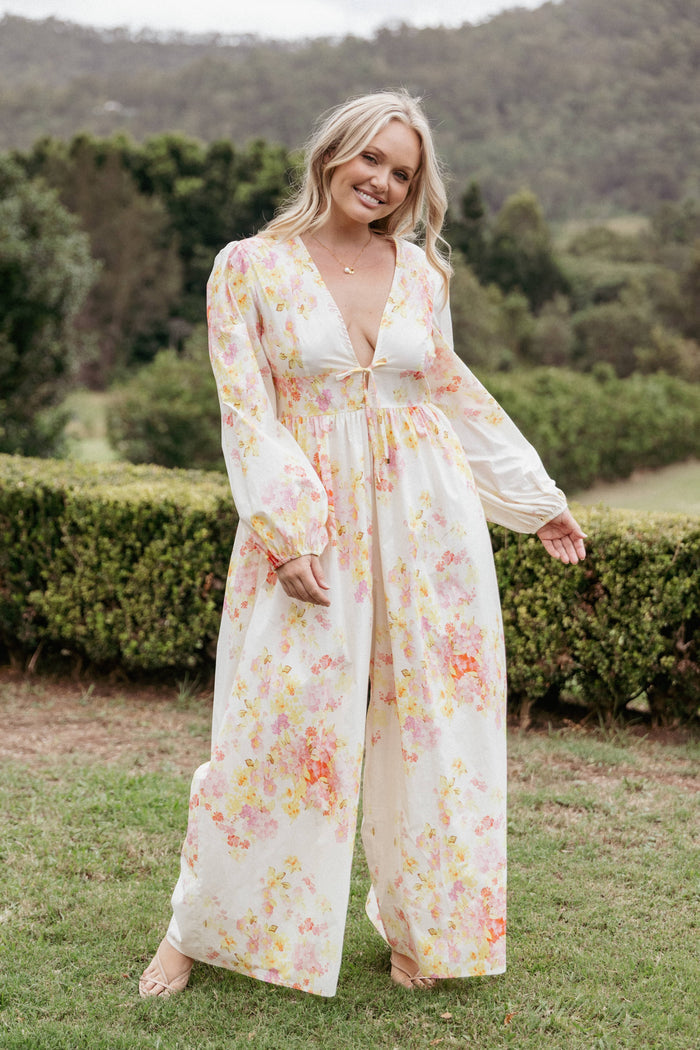 Petal and Pup USA PLAYSUITS Celestine Jumpsuit - Pink Floral