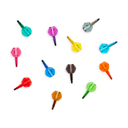 Skattered Charm to Charm Stacking Crayons gems