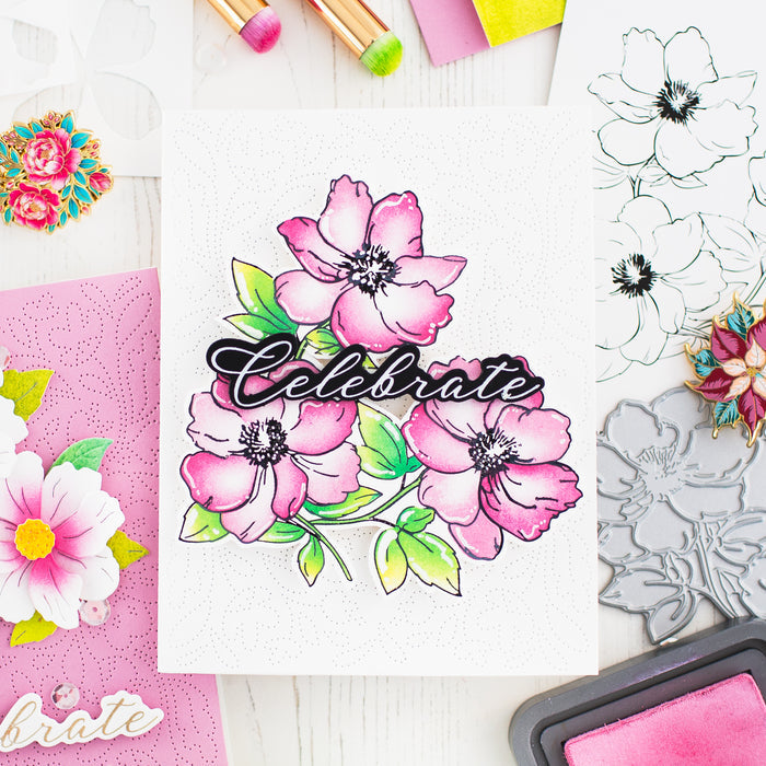 alex syberia designs pressplates and hotfoil spellbinders floral cards cardmaking and scrapbooking supplies