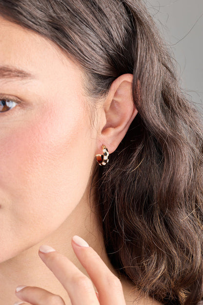 Chess Mismatch Earring Set of 2
