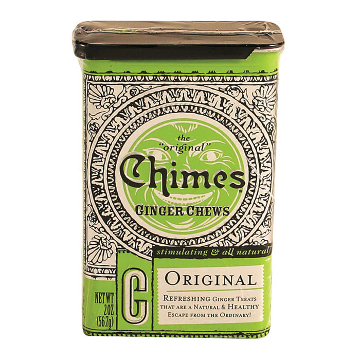 Chimes Ginger Chews Original 2oz Tin - 20ct