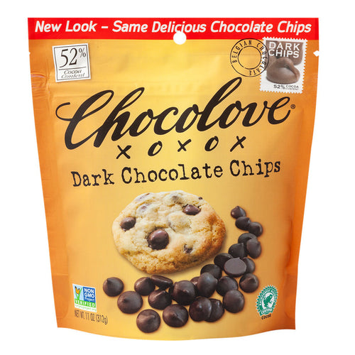 Chocolove Dark Chocolate Baking Chips 11oz Pouch - 8ct