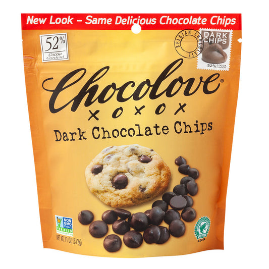 Chocolove Dark Chocolate Baking Chips 11oz Pouch - 8ct