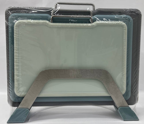 Chopping Board 3pc Set With Storage Stand 12529