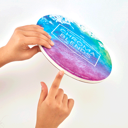 Separating pages of the chroma blends circular watercolor paper pad