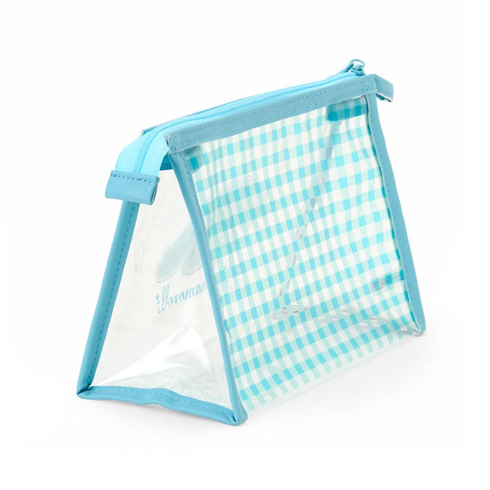 Cinnamoroll Clear Gingham Zipper Pouch Bags Japan Original