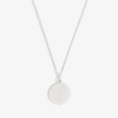 Circle Charm Necklace, 21''