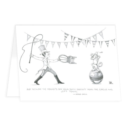 Circus Left Town Engeldark Card