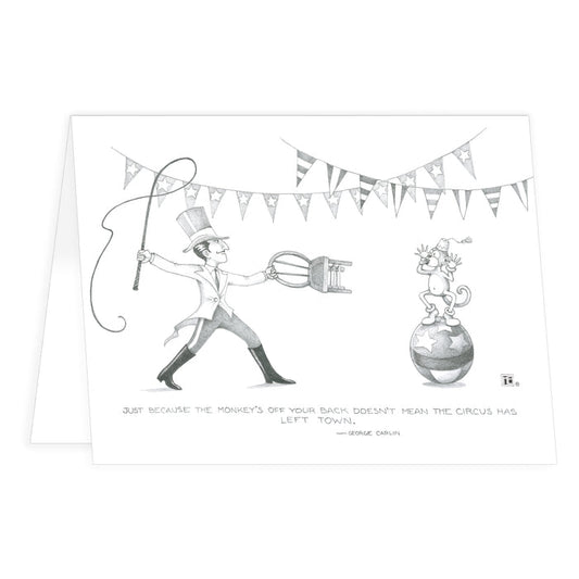 Circus Left Town Engeldark Card