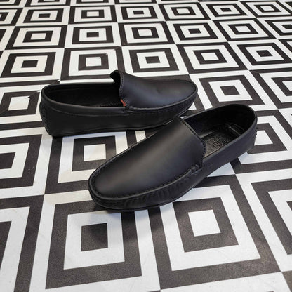 Classic Black Loafers - Premium Slip-On Dress Shoes - Maha fashions -  Men Footwear